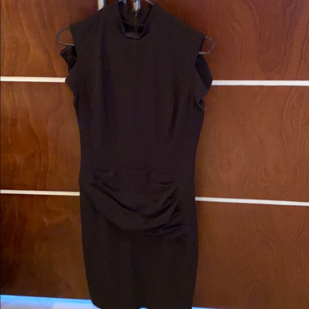 Little black dress with cold shoulder by Cache